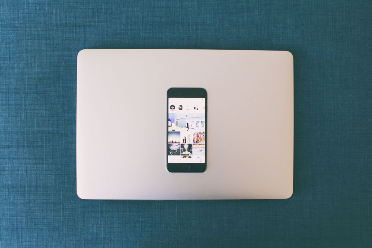 Google search on a tablet